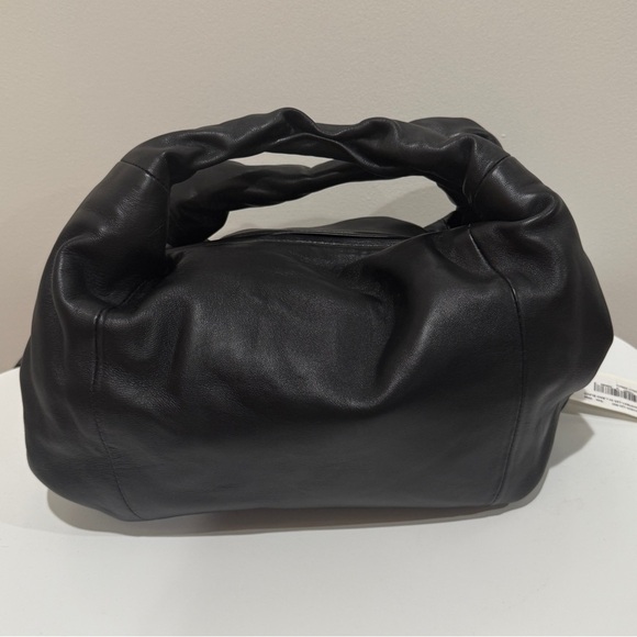 NWT Dries Van Noten Twister Leather Top Handle Shoulder Bag Black Made in Italy - Picture 7 of 16